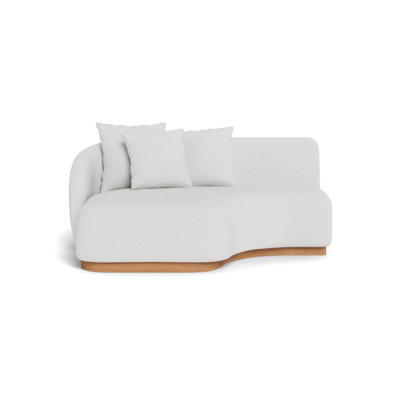 Como Curved Chaise Left