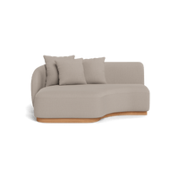 Como Curved Chaise Left