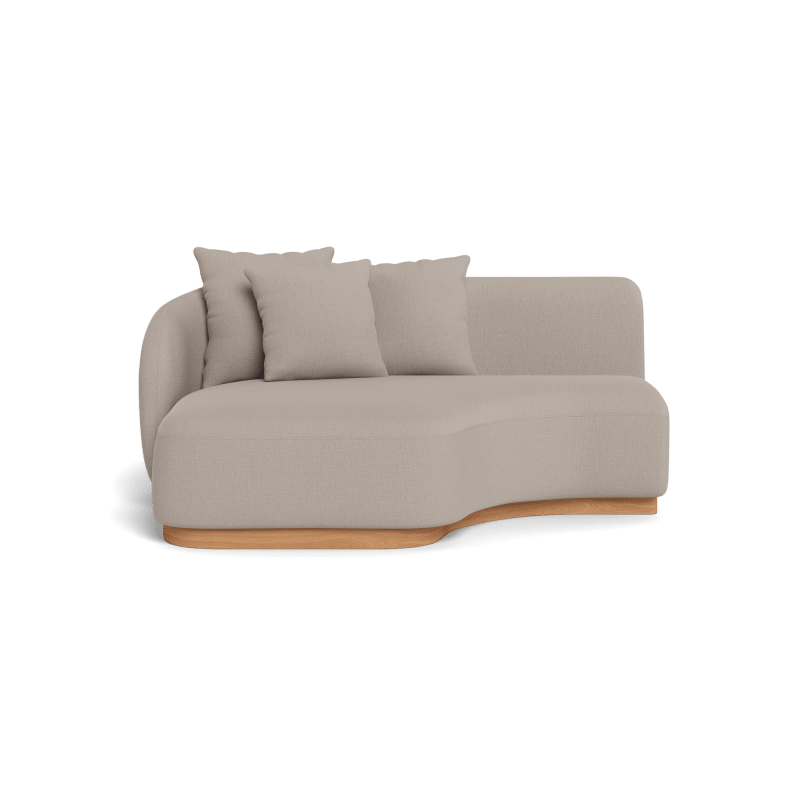 Como Curved Chaise Left