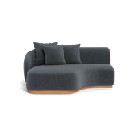 Como Curved Chaise Left