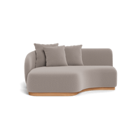 Como Curved Chaise Left