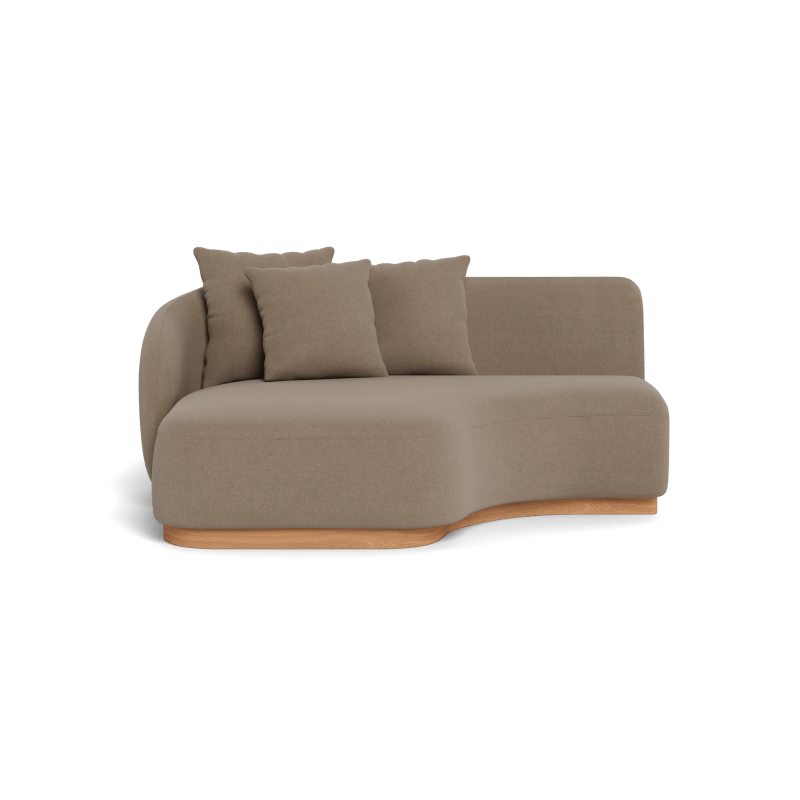Como Curved Chaise Left