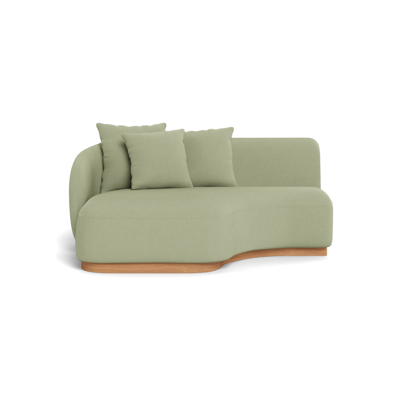 Como Curved Chaise Left