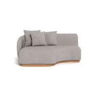 Como Curved Chaise Left