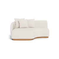 Como Curved Chaise Left