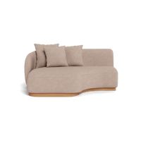 Como Curved Chaise Left