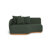 Como Curved Chaise Left