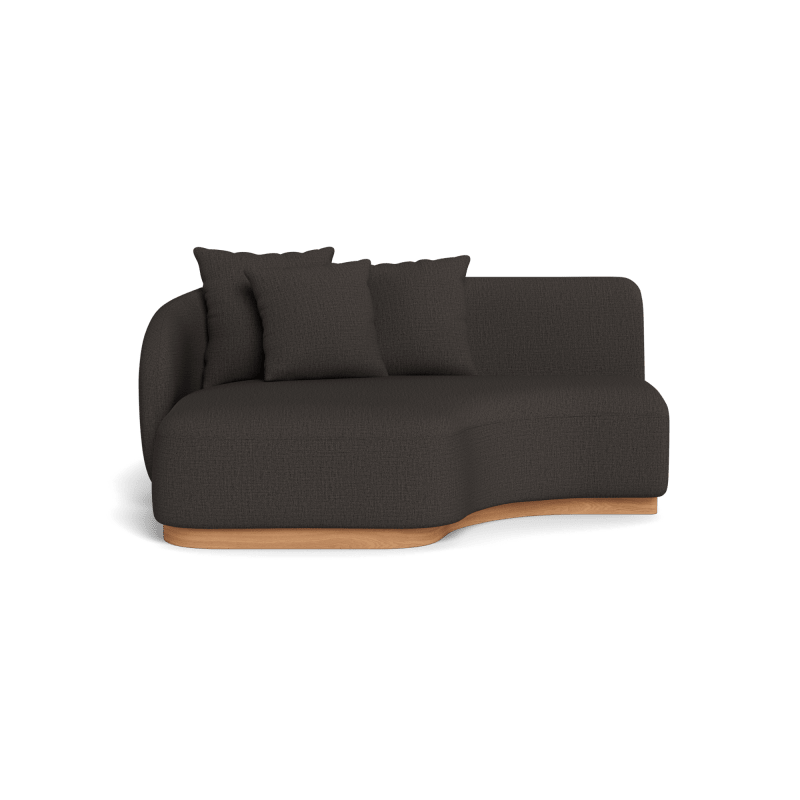 Como Curved Chaise Left