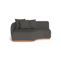 Como Curved Chaise Left