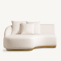Como Curved Chaise Left