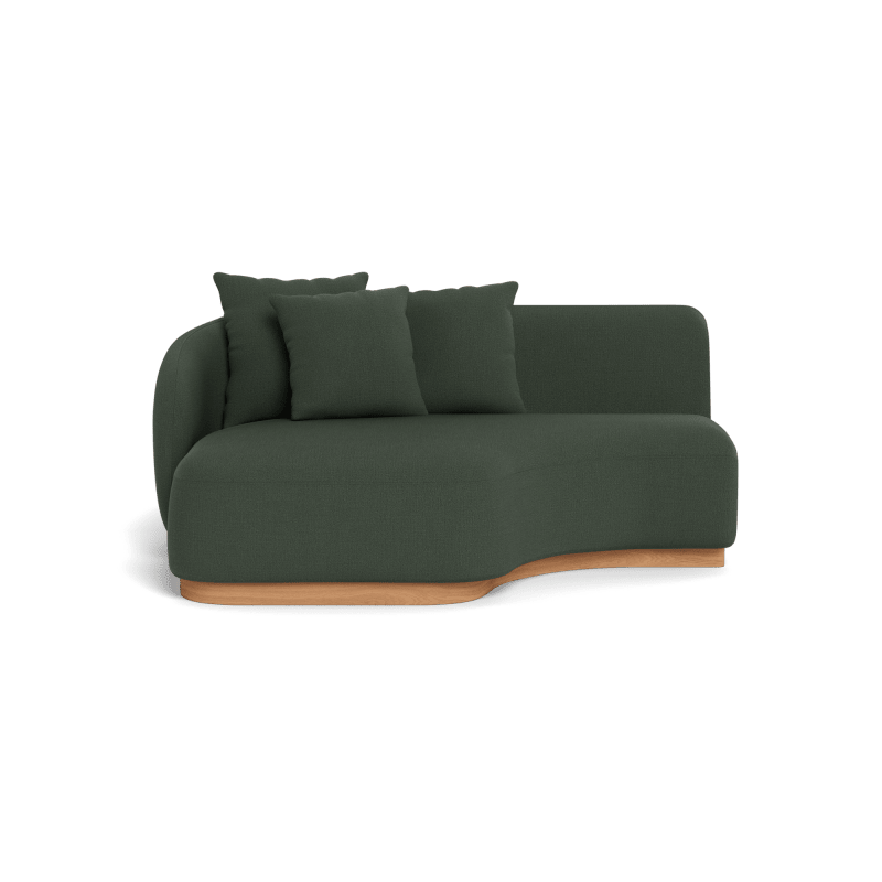 Como Curved Chaise Left