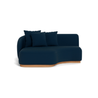 Como Curved Chaise Left