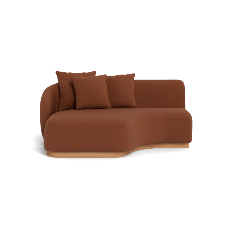Como Curved Chaise Left