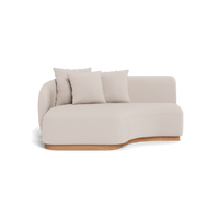 Como Curved Chaise Left
