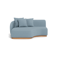 Como Curved Chaise Left