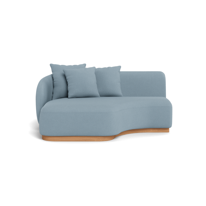 Como Curved Chaise Left