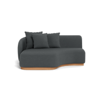 Como Curved Chaise Left