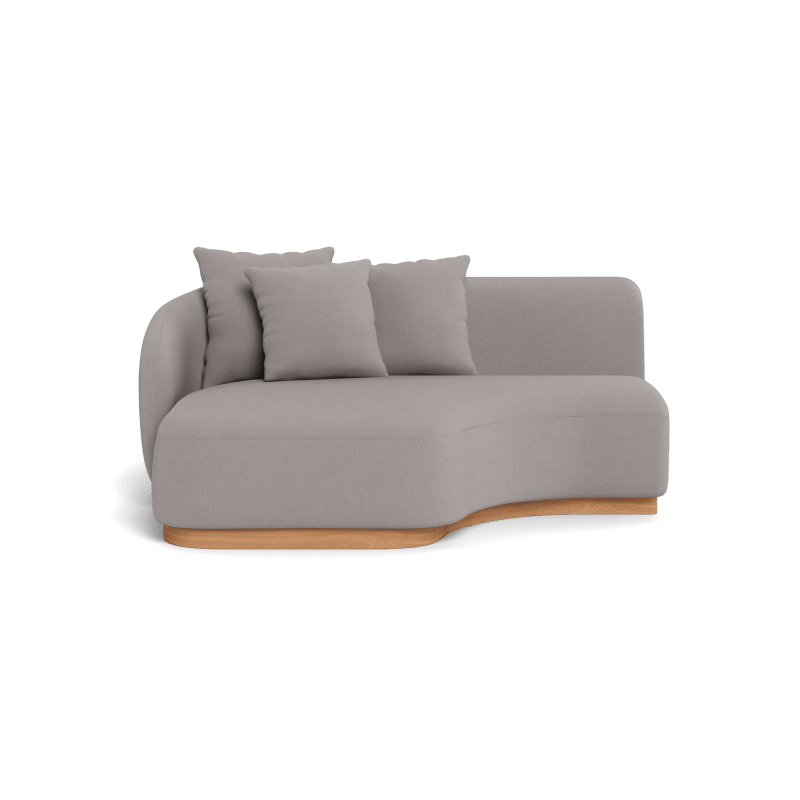 Como Curved Chaise Left