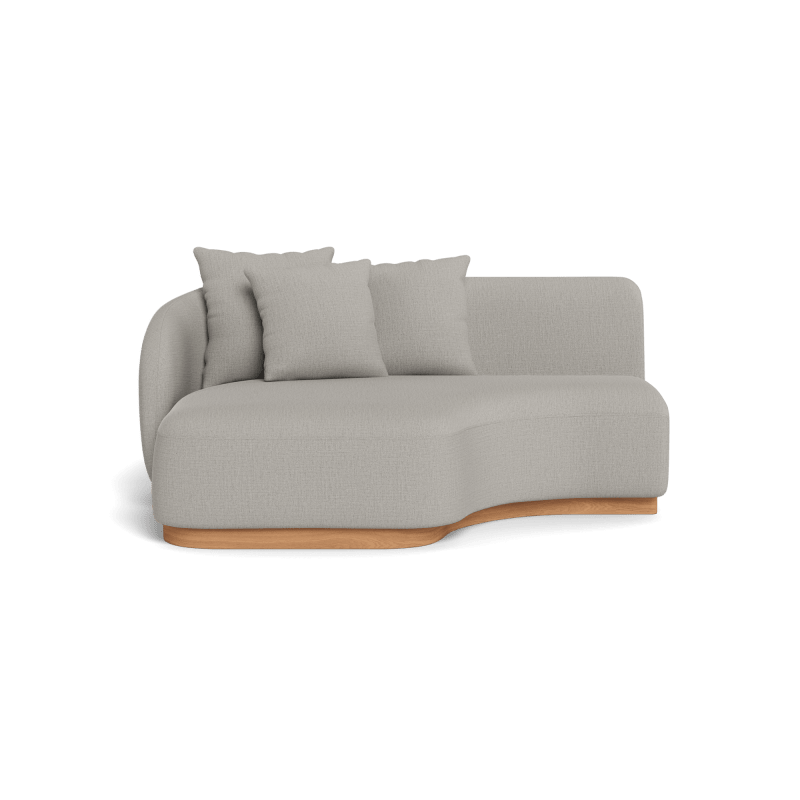 Como Curved Chaise Left