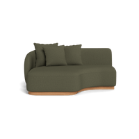Como Curved Chaise Left