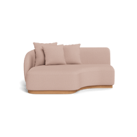 Como Curved Chaise Left