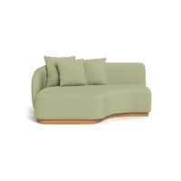 Como Curved Chaise Left