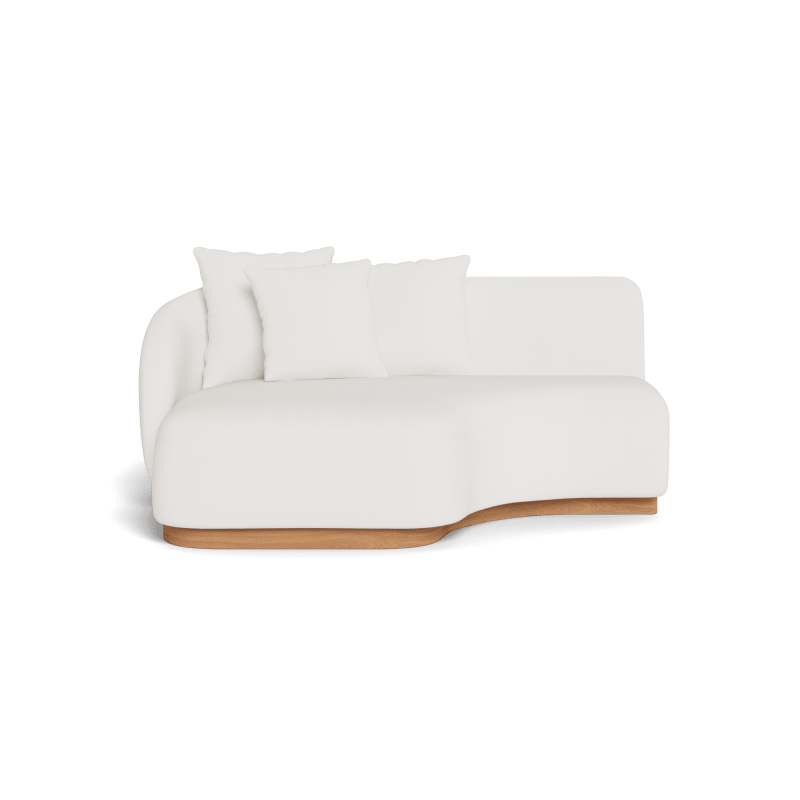 Como Curved Chaise Left