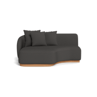 Como Curved Chaise Left
