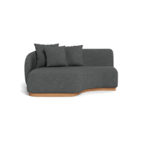 Como Curved Chaise Left