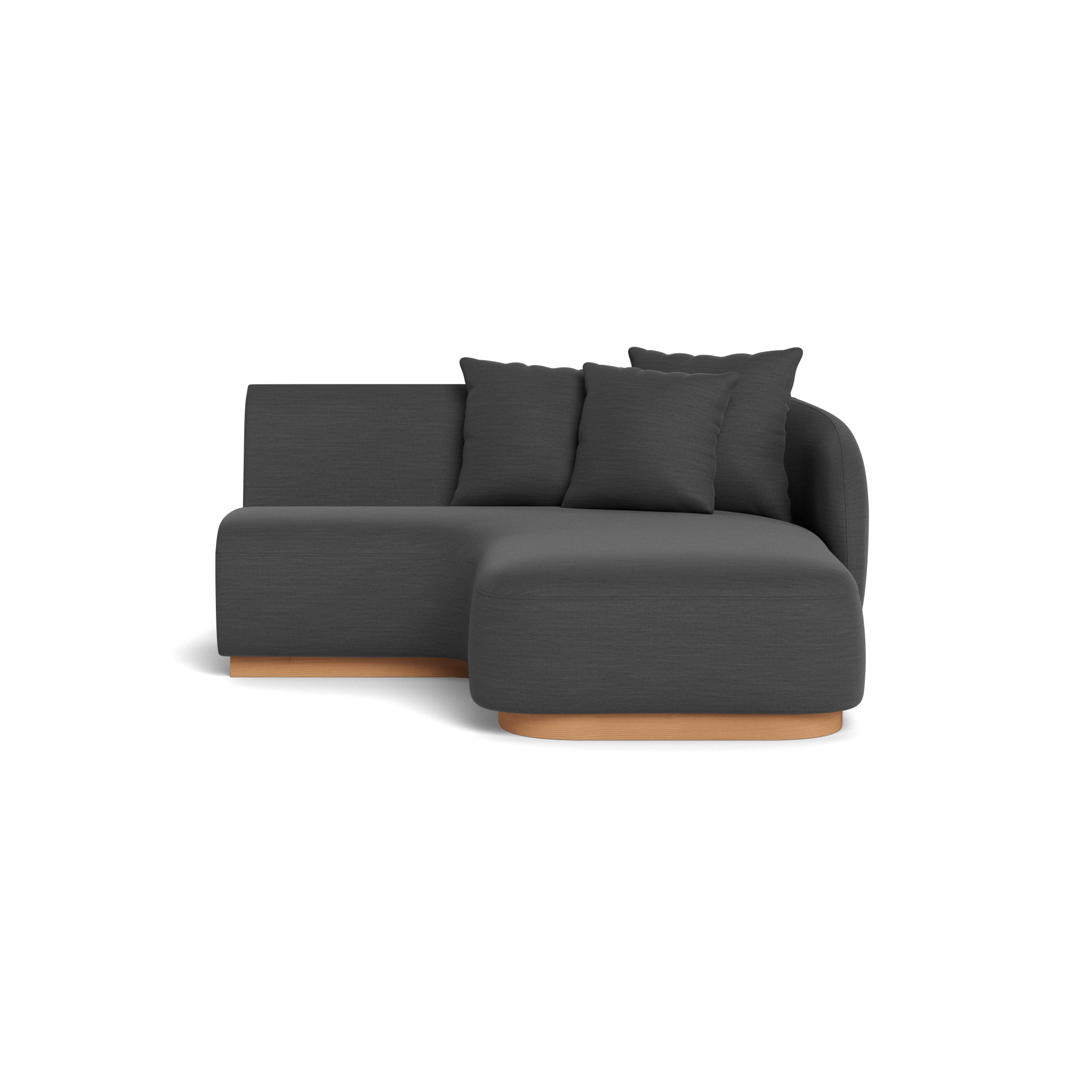 Como Curved Chaise Right