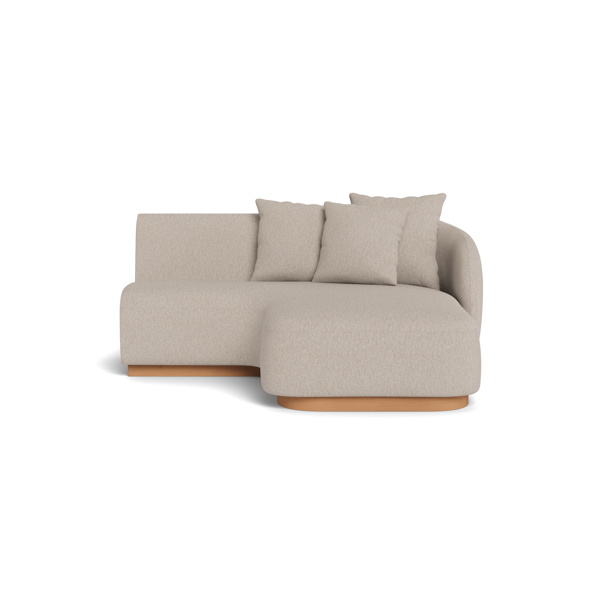 Como Curved Chaise Right