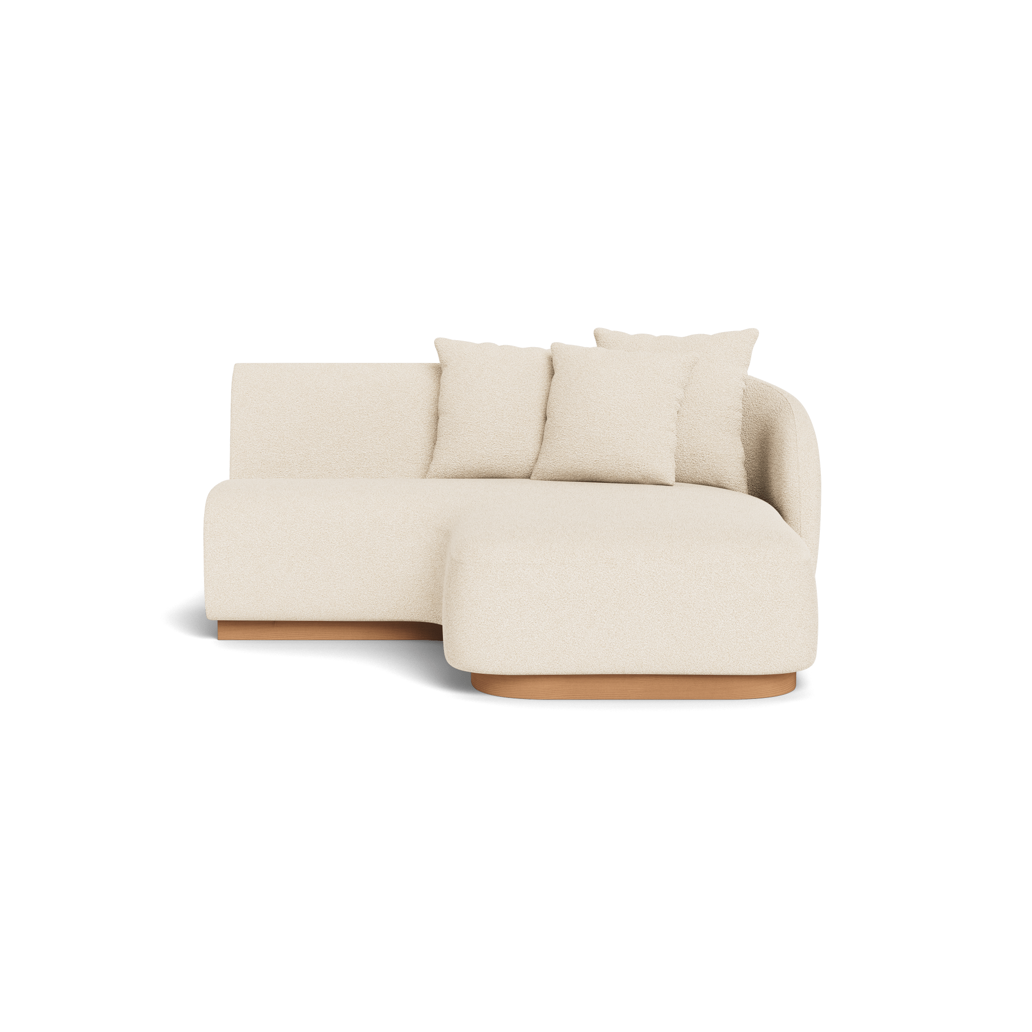 Como Curved Chaise Right