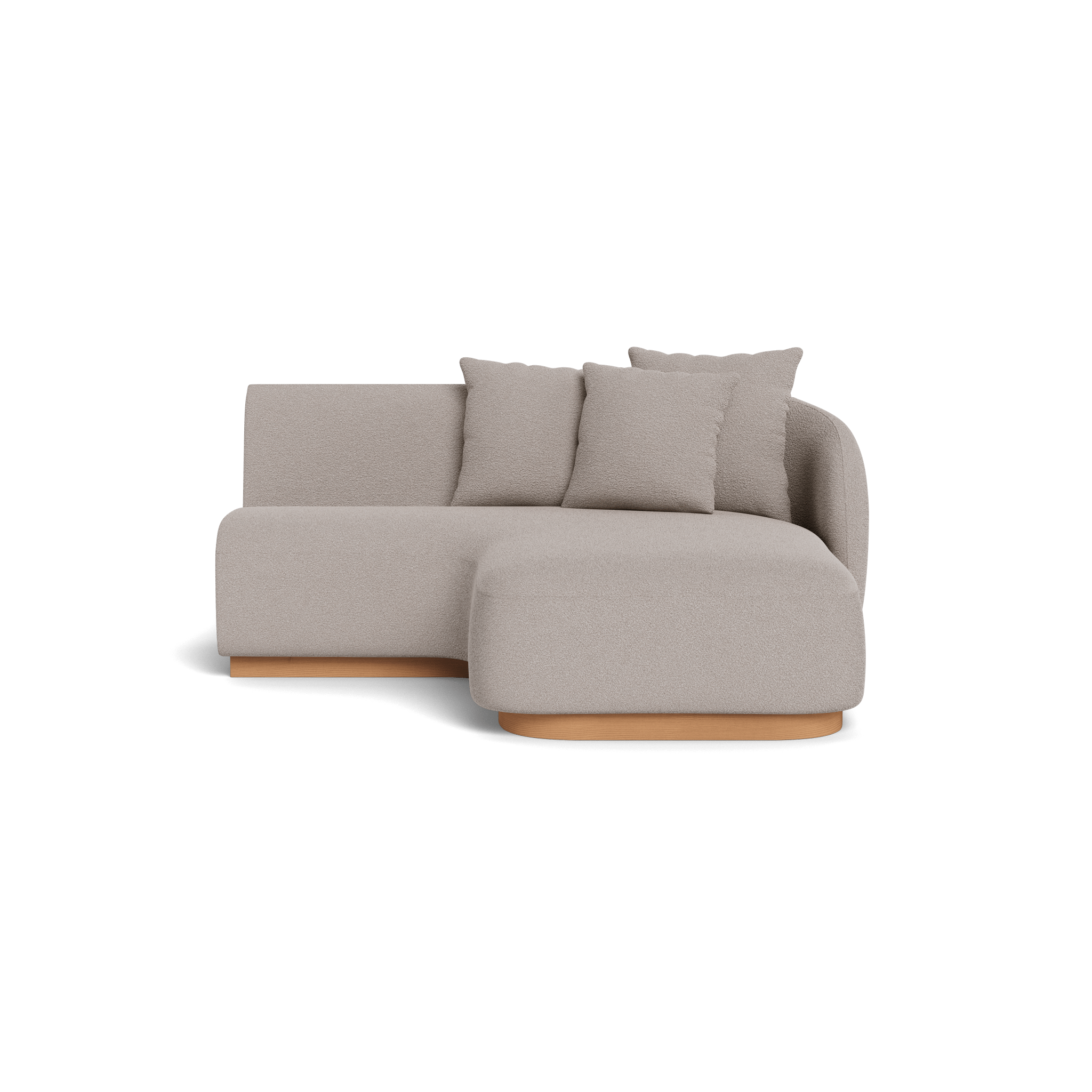 Como Curved Chaise Right