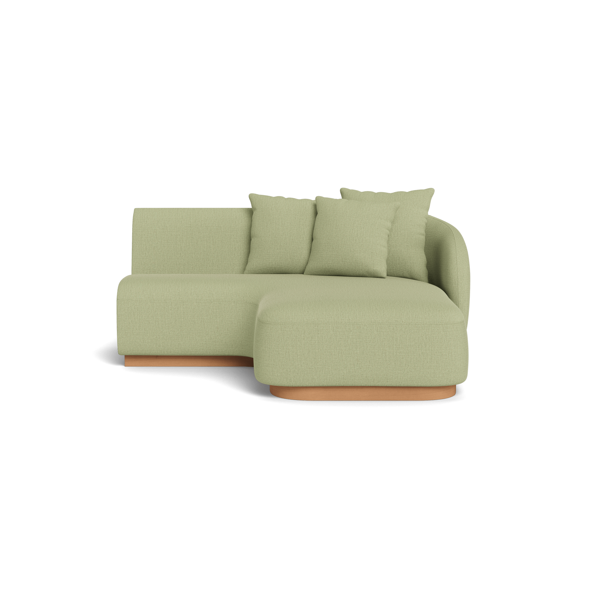 Como Curved Chaise Right