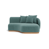 Como Curved Chaise Right