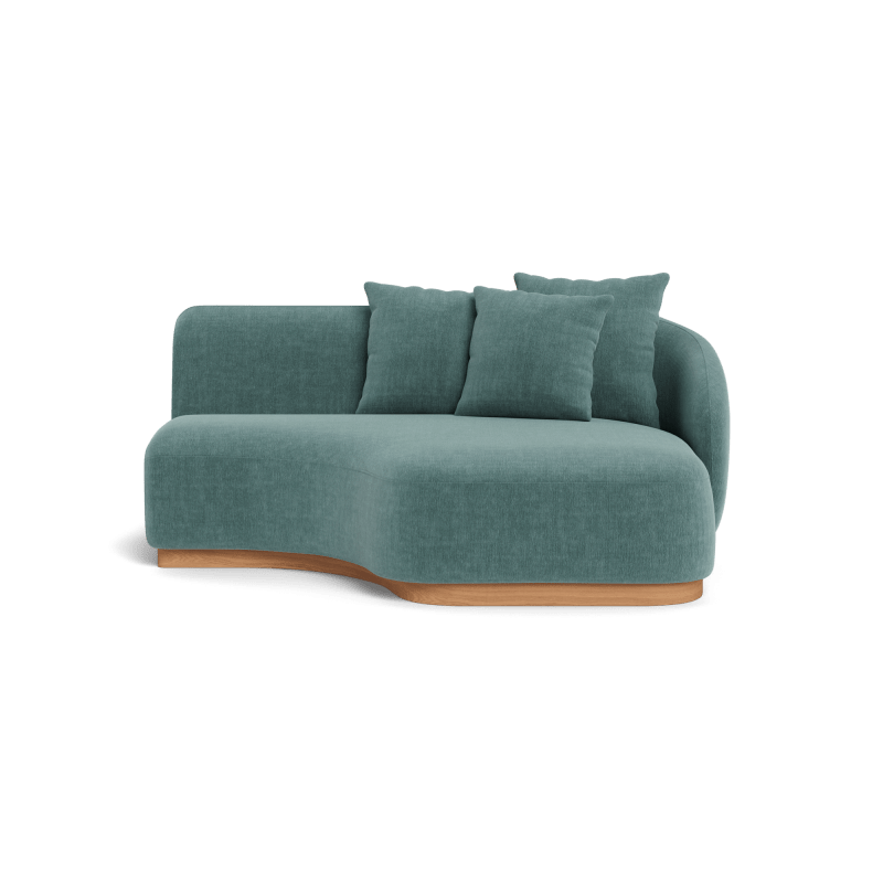 Como Curved Chaise Right