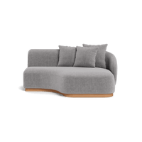 Como Curved Chaise Right