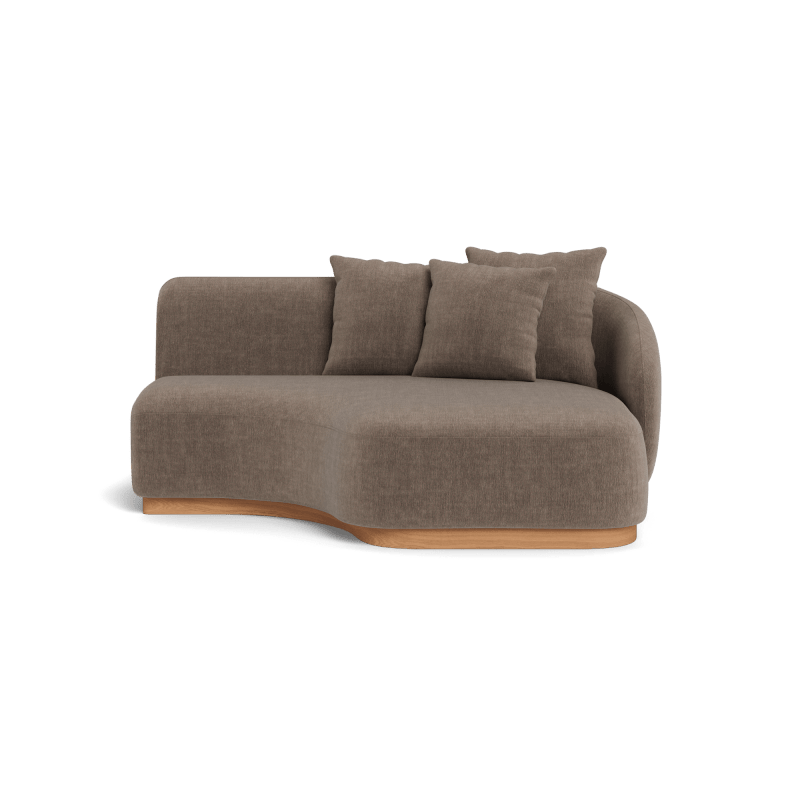 Como Curved Chaise Right