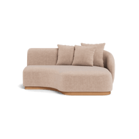 Como Curved Chaise Right
