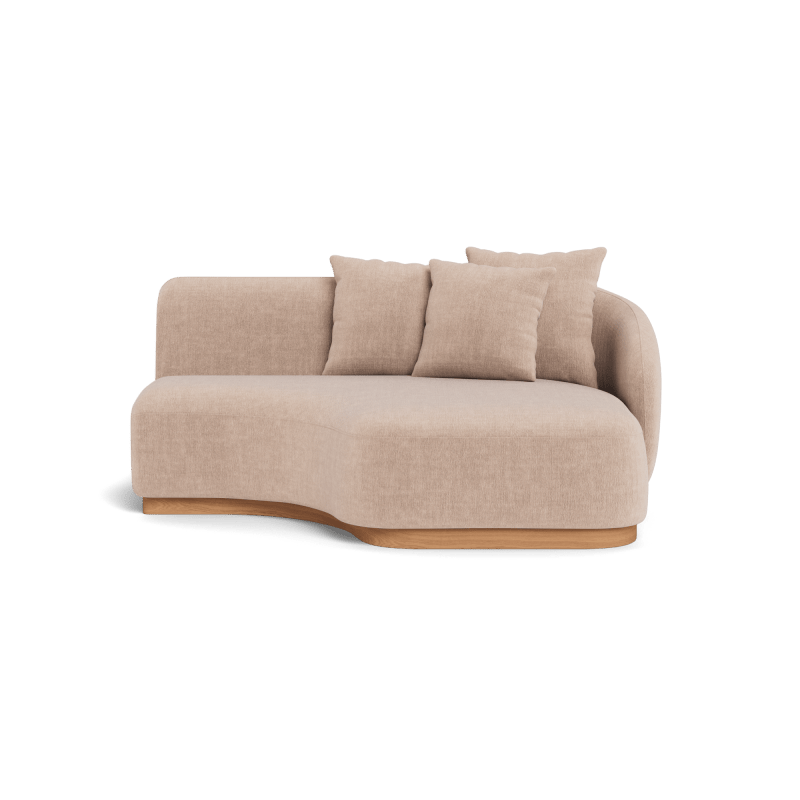Como Curved Chaise Right
