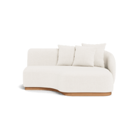 Como Curved Chaise Right