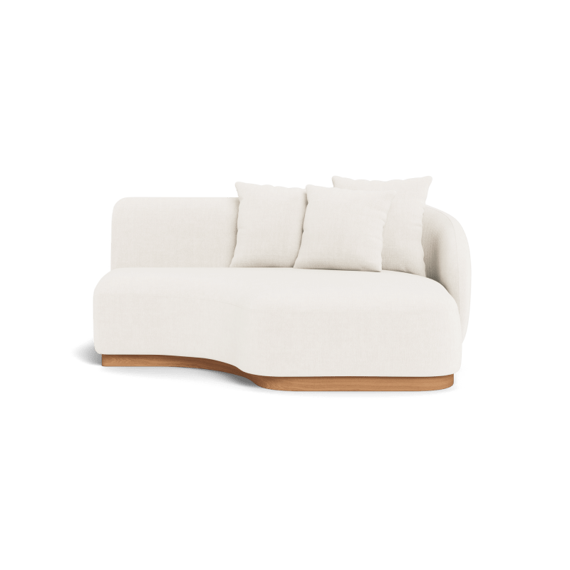 Como Curved Chaise Right