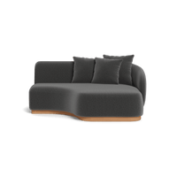 Como Curved Chaise Right