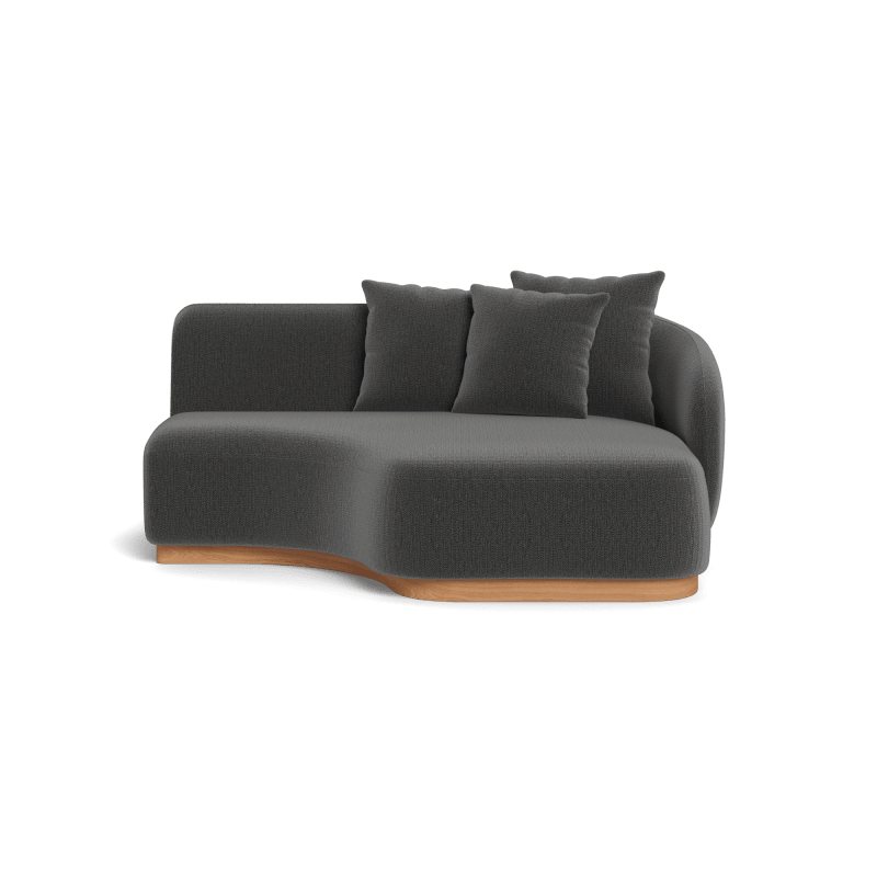Como Curved Chaise Right