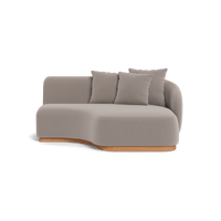 Como Curved Chaise Right