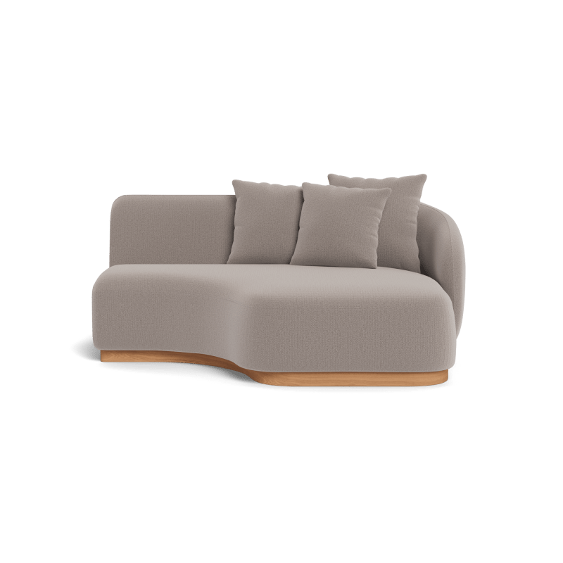 Como Curved Chaise Right