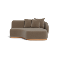 Como Curved Chaise Right