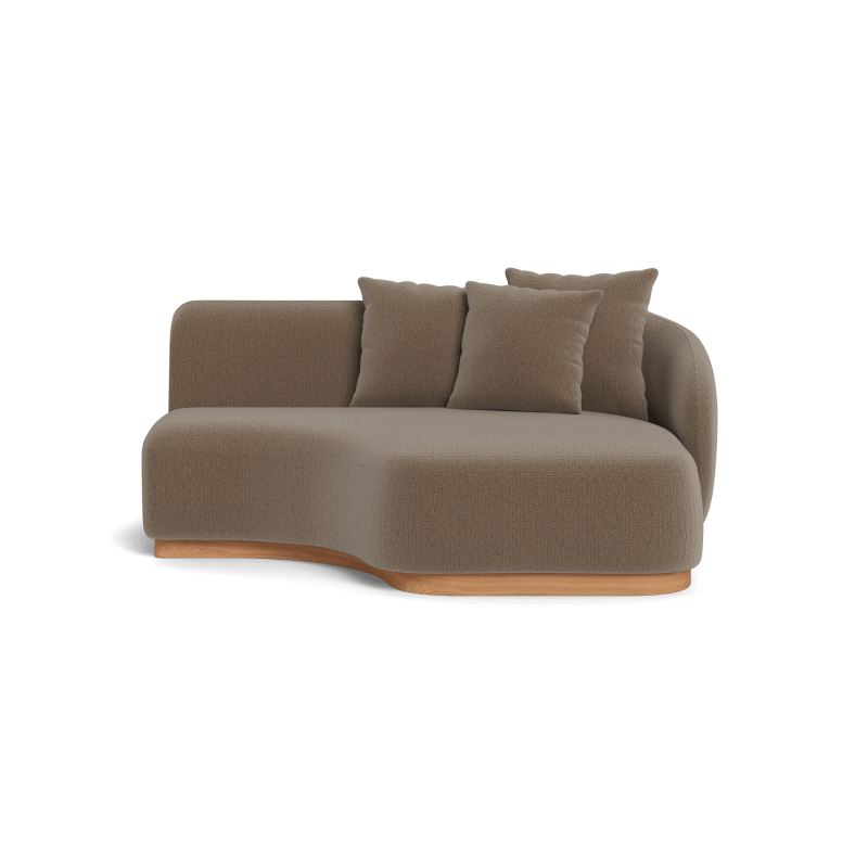 Como Curved Chaise Right