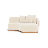 Como Curved Chaise Right