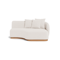 Como Curved Chaise Right